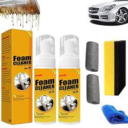 Car Magic Foam Cleaner, Magic Foam Cleaner Autos, Neat Freaks Car Restoring Spray, Neat Freaks Multipurpose Foam Cleaner, All Purpose Rinse Free Foam Spray Cleaner (100ML, 2PCS) von Pnedeodm