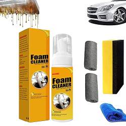Car Magic Foam Cleaner, Magic Foam Cleaner Autos, Neat Freaks Car Restoring Spray, Neat Freaks Multipurpose Foam Cleaner, All Purpose Rinse Free Foam Spray Cleaner (60ML, 1PC) von Pnedeodm