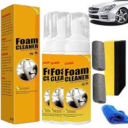 Foam Cleaner, Car Magic Foam Cleaner, Neat Freaks Car Restoring Spray, Leistungsstarkes Fleckenentfernungsset, Allzweckschaumreiniger Für Auto (30ML, 3PCS) von Pnedeodm
