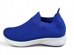 Pogolino Damen Sneakers Slip On Laufschuhe Turnschuhe Freizeitschuhe (160 Blau 38) von Pogolino