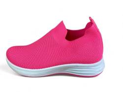 Pogolino Damen Sneakers Slip On Laufschuhe Turnschuhe Freizeitschuhe (160 Pink 39) von Pogolino