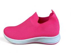 Pogolino Damen Sneakers Slip On Laufschuhe Turnschuhe Freizeitschuhe (160 Pink 42) von Pogolino