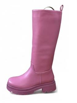 Pogolino Damen Stiefel Boots wasserabweisend Winter Herbst Schuhe 8608 Pink 37 von Pogolino