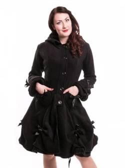 Poizen Industries Alice Coat Frauen Wintermantel schwarz 3XL 100% Polyester Undefiniert Industrial von Poizen Industries