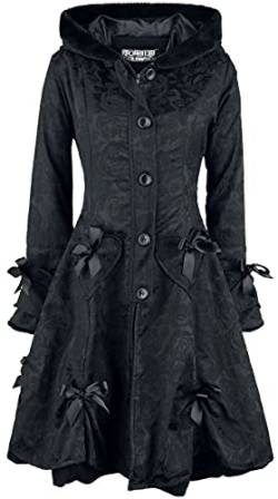 Poizen Industries Alice Rose Coat Frauen Wintermantel schwarz L 100% Polyester Industrial von Poizen Industries