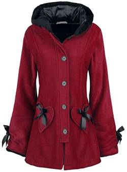 Poizen Industries Alison Coat Frauen Kurzmantel rot 5XL 100% Polyester Industrial von Poizen Industries