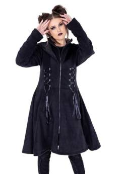 Poizen Industries Celine Coat Frauen Mantel schwarz XXL 100% Polyester Gothic, Romantik von Poizen Industries