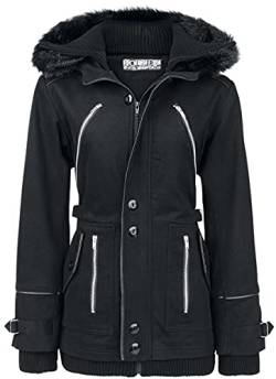 Poizen Industries Chase Coat Frauen Winterjacke schwarz S 100% Baumwolle Industrial von Poizen Industries