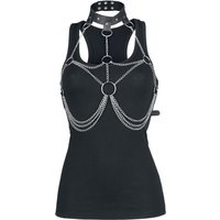 Poizen Industries - Gothic Harness - Mase Harness - für Damen - schwarz von Poizen Industries