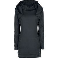 Poizen Industries - Gothic Kapuzenpullover - Siego Top - S bis XXL - für Damen - Größe L - schwarz von Poizen Industries