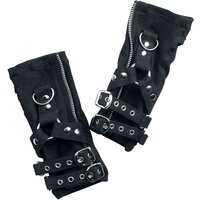Poizen Industries - Gothic Kurzfingerhandschuhe - Ellis Gloves - für Damen - schwarz von Poizen Industries