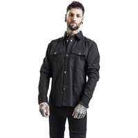 Poizen Industries - Gothic Langarmhemd - Conan Shirt - S bis XXL - für Männer - Größe L - schwarz von Poizen Industries