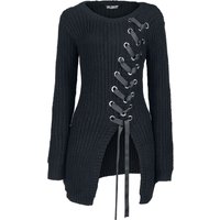 Poizen Industries - Gothic Strickpullover - Meleri Top - M bis 3XL - für Damen - Größe XL - schwarz von Poizen Industries