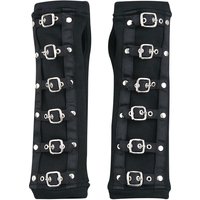 Poizen Industries - Gothic Stulpen - Buckle Cuffs - für Damen - schwarz von Poizen Industries