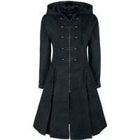 Poizen Industries - Gothic Trenchcoat - Haunt Coat - S bis XXL - für Damen - Größe L - schwarz von Poizen Industries