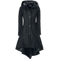 Poizen Industries - Gothic Wintermantel - Memorial Coat - S bis XL - für Damen - Größe S - schwarz von Poizen Industries