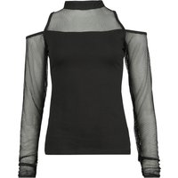 Poizen Industries Langarmshirt - Inez Top - XS bis XXL - für Damen - Größe M - schwarz von Poizen Industries