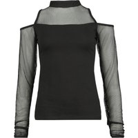 Poizen Industries Langarmshirt - Inez Top - XS bis XXL - für Damen - Größe S - schwarz von Poizen Industries