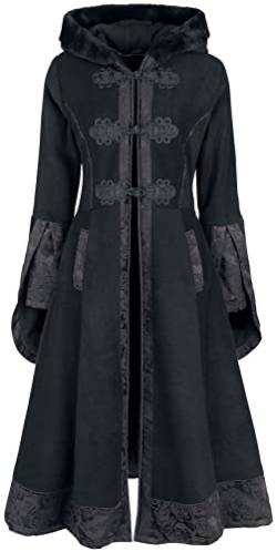 Poizen Industries Luella Coat Frauen Mantel schwarz L von Poizen Industries