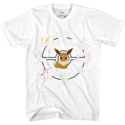 PoKéMoN Mono Eeveeloutions Evoli T-Shirt, Evoli Weiß 2, XL von Pokémon
