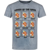 Pokémon - Anime T-Shirt - Karpador - Moods Of The Week - S bis XXL - für Männer - Größe XXL - blau  - EMP exklusives Merchandise! von Pokémon