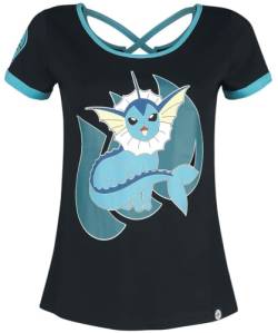 Pokémon Aquana Frauen T-Shirt schwarz L von Pokémon