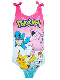 Pokémon Badeanzug für Mädchen Pikachu Schwimmanzug Rosa 140 von Pokémon