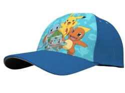 Pokemon Basecap Cap Baseballkappe Schirmmütze Kappe Hut (as3, Numeric, Numeric_52, dunkelblau) von Pokémon