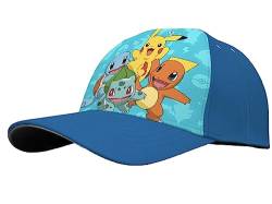 Pokemon Basecap Cap Baseballkappe Schirmmütze Kappe Hut (as3, Numeric, Numeric_54, dunkelblau) von Pokémon