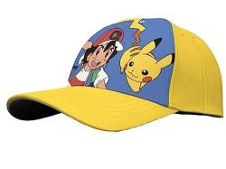 Pokemon Basecap Cap Baseballkappe Schirmmütze Kappe Hut (as3, Numeric, Numeric_54, gelb) von Pokémon