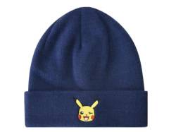 Pokemon Beanie Mütze Wintermütze (DE/NL/SE/PL, Numerisch, 56, dunkelblau) von Pokémon