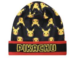 Pokemon Beanie Mütze Wintermütze (DE/NL/SE/PL, Numerisch, 56, schwarz/rot) von Pokémon