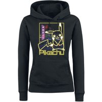 Pokémon - Gaming Kapuzenpullover - Pikachu - Neon - S bis XXL - für Damen - Größe S - schwarz  - EMP exklusives Merchandise! von Pokémon