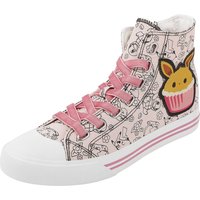 Pokémon - Gaming Sneaker high - Evoli - Cupcake - EU37 bis EU42 - für Damen - Größe EU41 - rosa/weiß  - EMP exklusives Merchandise! von Pokémon