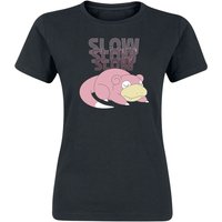 Pokémon - Gaming T-Shirt - Flegmon - Slow Slow Slowpoke - S bis XXL - für Damen - Größe XL - schwarz  - EMP exklusives Merchandise! von Pokémon