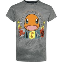 Pokémon - Gaming T-Shirt - Glumanda - Rocks - S bis XXL - für Männer - Größe L - grau  - EMP exklusives Merchandise! von Pokémon