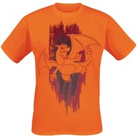 Pokémon - Gaming T-Shirt - Glurak - S bis XXL - für Männer - Größe M - orange  - EMP exklusives Merchandise! von Pokémon