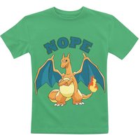 Pokémon - Gaming T-Shirt - Kids - Glurak - Nope - 116 bis 164 - für Mädchen & Jungen - Größe 164 - grün  - EMP exklusives Merchandise! von Pokémon