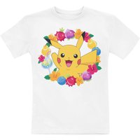 Pokémon - Gaming T-Shirt - Kids - Pikachu - Berry - 128 bis 164 - für Mädchen & Jungen - Größe 164 - weiß  - EMP exklusives Merchandise! von Pokémon