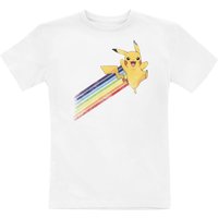 Pokémon - Gaming T-Shirt - Kids - Pikachu - Regenbogen - 104 bis 164 - für Mädchen & Jungen - Größe 164 - weiß  - EMP exklusives Merchandise! von Pokémon