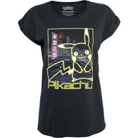Pokémon - Gaming T-Shirt - Pikachu - Neon - S bis XXL - für Damen - Größe S - schwarz  - EMP exklusives Merchandise! von Pokémon