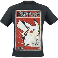 Pokémon - Gaming T-Shirt - Pikachu - Poster - M bis XXL - für Männer - Größe M - schwarz von Pokémon