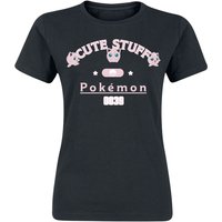 Pokémon - Gaming T-Shirt - Pummeluff - Cute Stuff - S bis XXL - für Damen - Größe S - schwarz  - EMP exklusives Merchandise! von Pokémon