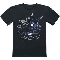 Pokémon - Gaming T-Shirt für Kinder - Kids - Pikachu - Pika! Pika! Neon - für Mädchen & Jungen - schwarz  - EMP exklusives Merchandise! von Pokémon