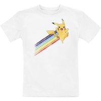Pokémon - Gaming T-Shirt für Kinder - Kids - Pikachu - Regenbogen - für Mädchen & Jungen - weiß  - EMP exklusives Merchandise! von Pokémon