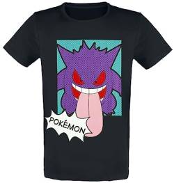 Pokémon Gengar Männer T-Shirt schwarz XL von Pokémon