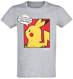 Pokemon Herren Shirt, grau, XL von Pokémon