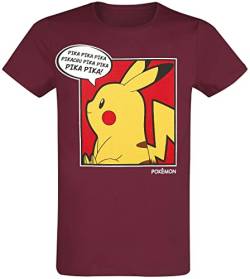 Pokemon Herren T Shirt, rot, Large von Pokémon