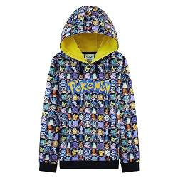 Pokemon Jungen Hoodie 4-15 Jahre Coole Hoodies für Jungen Hoodie Jungen Pokemon Cooler Pullover Jugendliche Kinder (9-10 Jahre, Mehrfarbig) von Pokémon