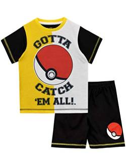 Pokemon Jungen Pokeball Schlafanzug Schwarz 116 von Pokémon